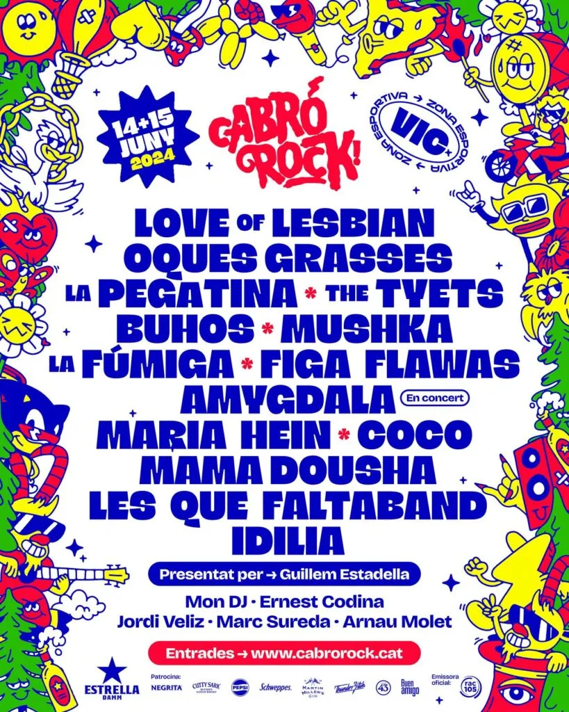 Portada y Cartel Festival Cabró Rock 2024